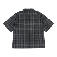 Embroidered Letter Short Sleeve Shirt For Men
