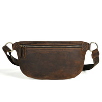 Handmade Leather Chest Bag Men's Multifunctional