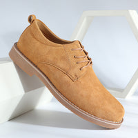Plus Size Leather Casual Low-top Work Shoes