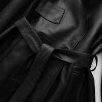 Women's Loose Faux Leather Short Coat