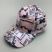 Men's Letter Curved Brim Sun Hat