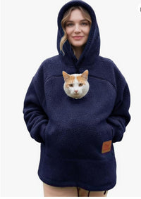 Hooded Loose-fitting Casual Warm Hoodie