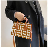 Plaid Small Handbag Women's Casual Shoulder Crossbody Bag