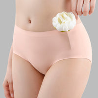 Women's Seamless Plus-Size Mid-Rise Thin Underwear