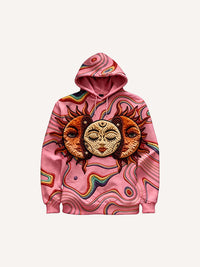 Fashion Casual Printed Polyester Sweater