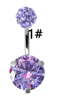 Light Purple Set Devil Heart Diamonds