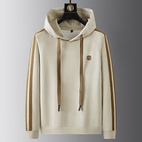 Mens Hoodie And Slim-Fit Versatile Pants Two-Piece Set