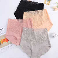Plus Size High Waist Belly Shaping Briefs For Women