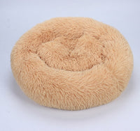 Doghouse plush round pets keep warm in autumn and winter
