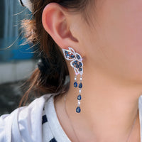 Long Butterfly Tassel Earrings That Flatter Your Face Shape