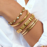 Stainless Steel Bracelet With A Light-luxury High-end Feel