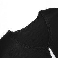 Knitwear V-neck Five-pointed Star Long Sleeve Loose Casual Sweater