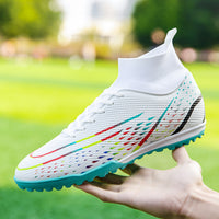 High Top Football Shoes Fly Knit Sock SleevesFootball Shoes