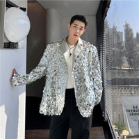 New Trendy Fashionable Small Niche Design Suit With Large Sequins