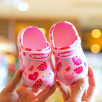 Cute Western Style Children's Ripped Shoes Sandals And Slippers