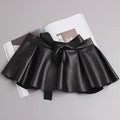 Foliage Skirt With Tie And Bow Decoration Skirt With Wide Waistband
