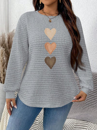 New Arrival Printed Crewneck Long-sleeve Winter Top