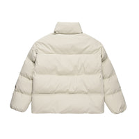 Men's Solid Color Plaid Cotton Coat