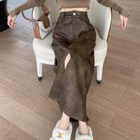 New Retro High-waisted A-line Skirt