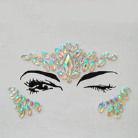 Adhesive Gems Rhinestone Temporary Tattoo Jewels Festival Party Body Glitter Stickers Temporary Tattoos Sticke 094