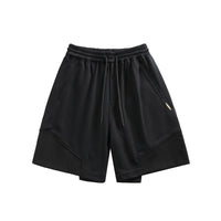 Stitching Terry College Style Casual Shorts
