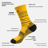 Mens And Womens Tall Wool Hiking And Running Socks