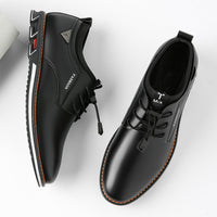 Trendy Men's Casual British Low-top Leather Shoes
