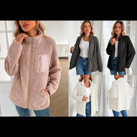 European And American Women's Clothing Autumn And Winter Lamb Wool Berber Fleece Coat