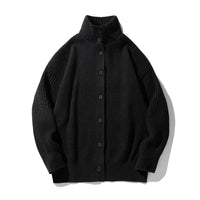 Japanese-style Retro Turtleneck Cardigan Sweater Men's Autumn And Winter Idle Style