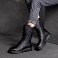 Retro Knight Western Middle Boots Soft Bottom British Style