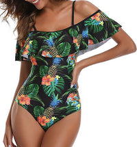 Slim Off Shoulder Women's One-piece Swimsuit