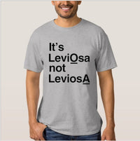 Compatible with Apple, It's leviosas not leviosa personality T-shirts for men and women European and American street short sleeves AliExpress