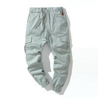 Multi-pocket cotton sports trousers