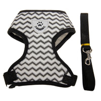 Pet Wave Pattern Traction Reflective Chest Harness