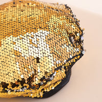 European And American Trendy Fashion Small Sequin Beret For Outdoor Outings, Suitable For All Occasions, Versatile For Painting And Photography.