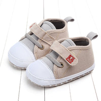 Soft sole baby canvas shoes