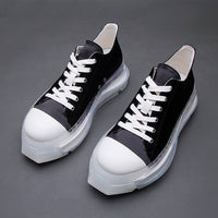 Casual Shoes With Thick Soles And High Height Versatile Lace Up