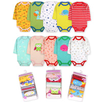 Long-sleeved Baby Cotton Bag Fart Clothes Five-piece One-piece