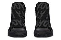 High Top Canvas Shoes For Printing Lovers