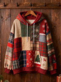 Stylish Womens Printed Hooded Sweatshirt