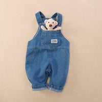 Fashionable Outer Wear Jeans Baby Sleeveless Leotard Outwear