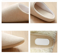 Men's Cotton Black Autumn Season Home Furnishing East Indoor Household Warm Slippers Soft Bottom Good Anti-skid Slippers
