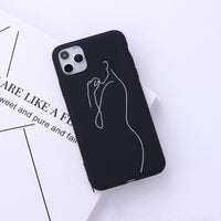 Elegant line mobile phone case