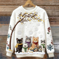 Cross-border Women's Clothing Amazon Independent Station Autumn And Winter Christmas Cute Hooded Sweatshirt Flannel Women's Long-sleeved Shirt