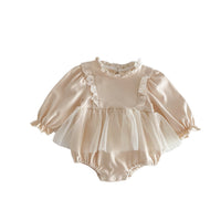 Baby Trendy Mesh Princess Baby's Gown