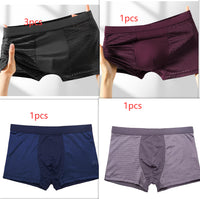 Casual Loose Mesh Ice Silk Men's Underwear