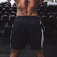 Men's Simple Running Training Breathable Stretch Casual Shorts
