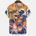 3D Myth Retro Animal Men's Shirt