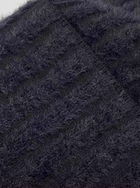 Mink-wool Knitted Mock-neck Base Layer For Spring And Autumn