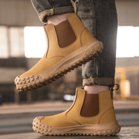 Plus Size Labor Protection Steel Toe Cap Anti-smashing And Anti-stab Safety Shoes